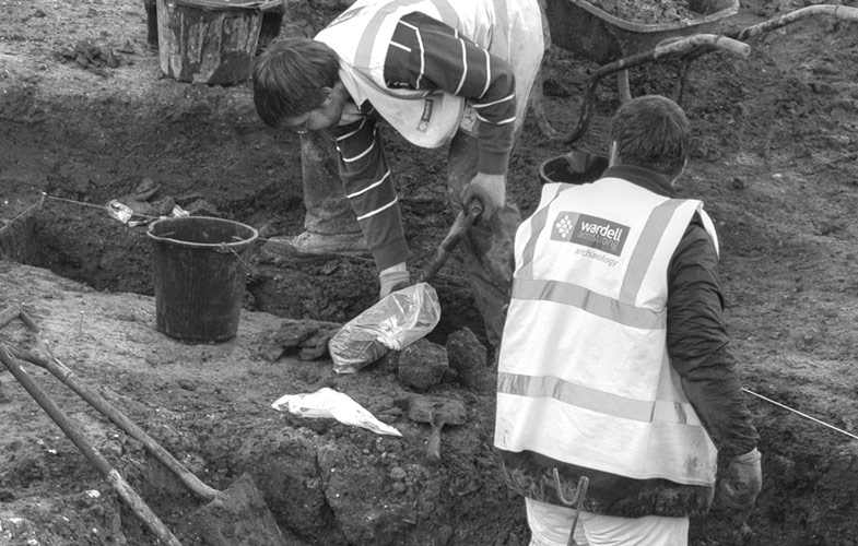 Excavating the late Roman and medieval pits