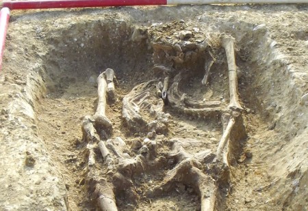Early Saxon Burial in Area 11, Phase 2 at the WEA development Milton Keynes.
