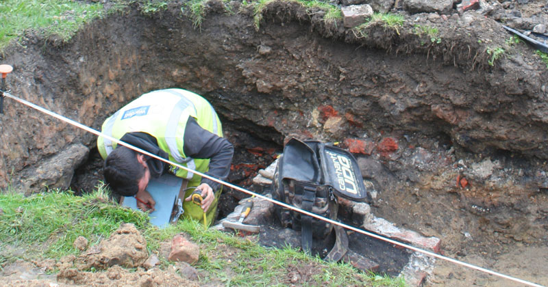 Trial trenching archaeology for developers
