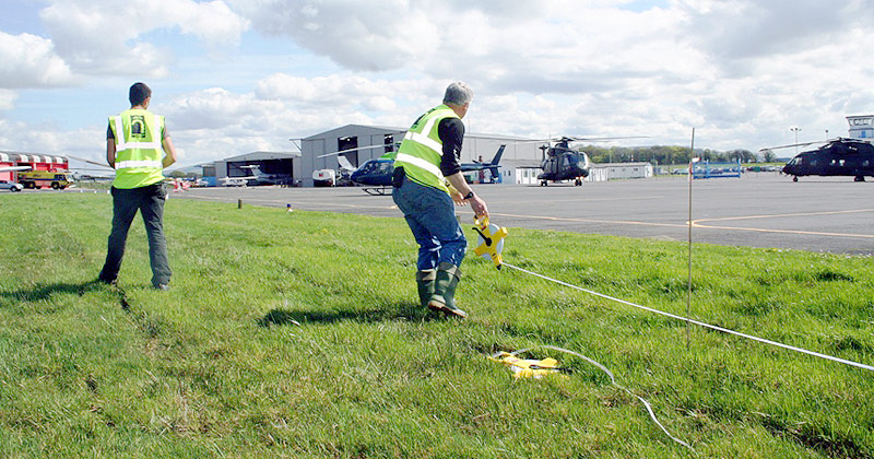 Archaeological fieldwork geophysics boreholes and trial trenching