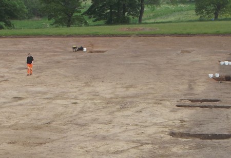 Strip, map and sample excavation over the site to record the surviving archaeological evidence