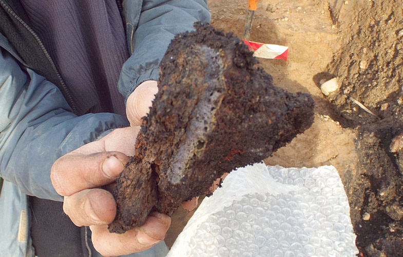 A possible fragment of kiln lining