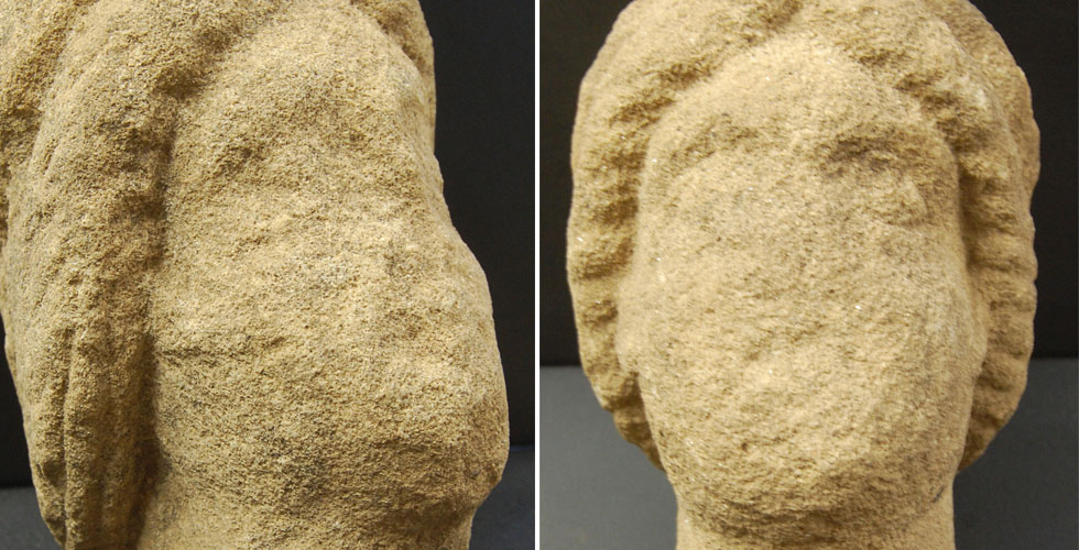 Heads of Roman Statues at Papcastle
